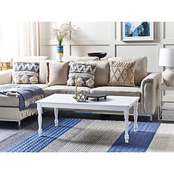 Beliani Table basse Kokomo - Blanc