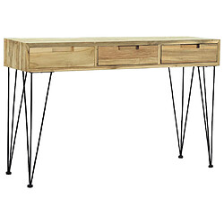 vidaXL Table Console 120x35x76 cm - Teck
