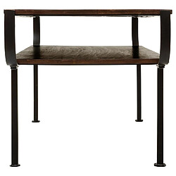 Atmosphera Table basse courbé en manguier - H. 50 cm