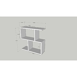 Avis Toilinux Table d'appoint en Mélaminé H.60cm - Gris Anthracite
