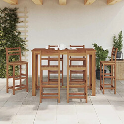 Avis vidaXL Table de bar Bois d'Acacia