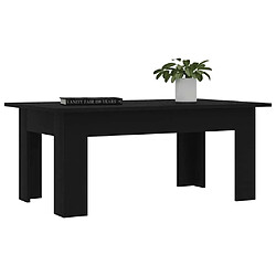 Avis vidaXL Table basse - Noir