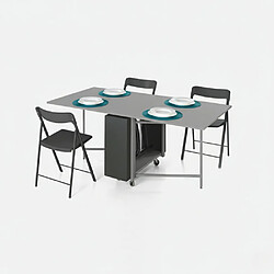 Inside 75 Table d'appoint extensible - Gris