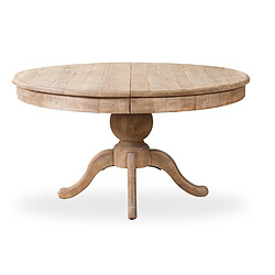 Table Ronde Extensible - Bois Massif
