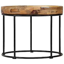 VidaXL Table basse bois de manguier