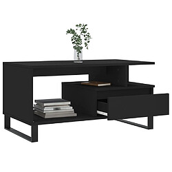 Avis vidaXL Table basse - Noir