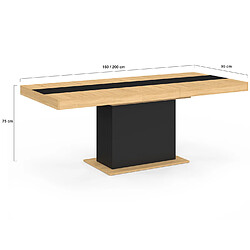 Idmarket MARKET Table extensible EDEN pas cher