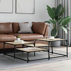Avis vidaXL Table Basse - Chêne Sonoma