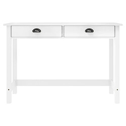 vidaXL Table console Hill - Blanc