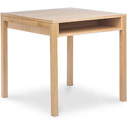 ICONIK INTERIOR Table à manger carrè en bois -Lina Bois naturel