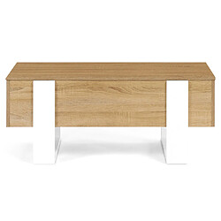 Avis Idmarket MARKET Table Basse PHOENIX Bois Blanc