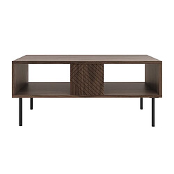 Acheter Bestmobilier table basse rectangulaire - Marron