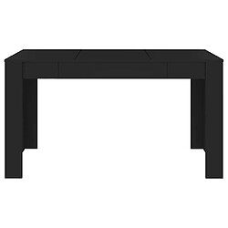 Avis vidaXL Table à Manger - Noir