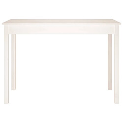 Avis vidaXL Table à manger - Blanc