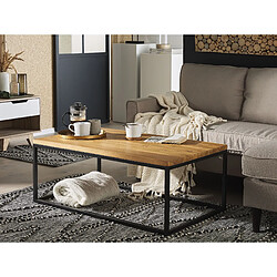 Beliani Table basse PROVO Bois clair