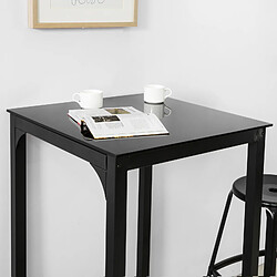 SoBuy OGT38-SCH - Verre et Acier pas cher