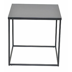 Decoshop26 Table d'appoint - Métal noir - 45x45x45 cm