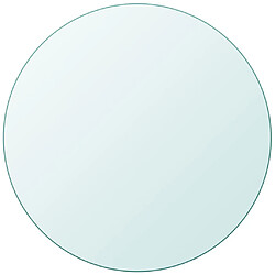 vidaXL Dessus de table - Verre trempé