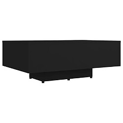 VIDAXL Table basse - Noir bois d'ingénierie