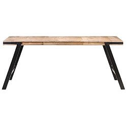 VidaXL Table à manger 180x90x76 cm Bois de manguier