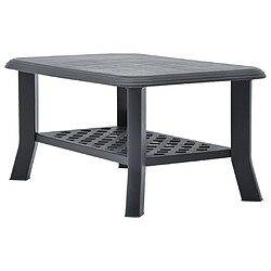 vidaXL Table Basse Anthracite