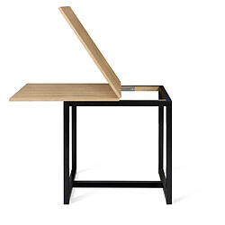 Avis Idmarket MARKET Table DETROIT 80-160 cm