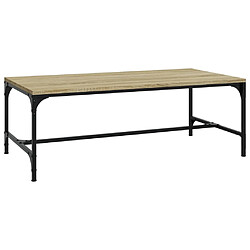 vidaXL Table Basse Chêne Sonoma 100 cm