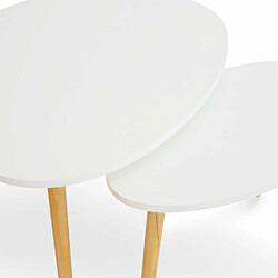 Idmarket MARKET TB GAIA x2 Blanc pas cher