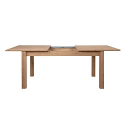 Vente-unique table à manger extensible - Chêne pas cher
