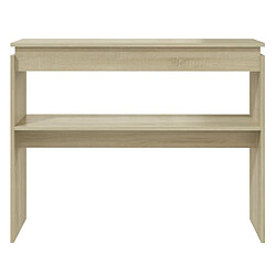 Avis VidaXL Console - Chêne sonoma