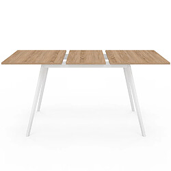 Avis IDMARKET INGA - Table scandinave extensible, 120/160 cm