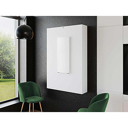 Avis Bestmobilier Table murale rabattable - Blanc