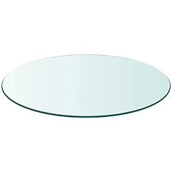 vidaxL Dessus de table en verre