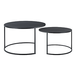 Avis En.casa Table basse ronde métal - Noir