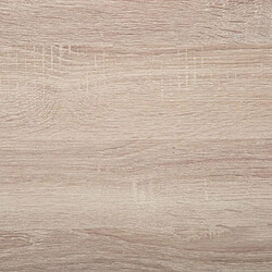 Avis Atmosphera Table d'appoint pliante en bois et métal Grey - L. 48 x H. 65 cm - Marron