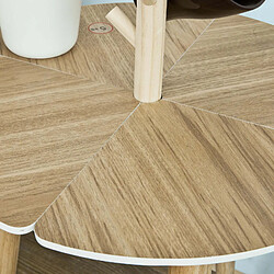 sobuy SoBuy Table café Design avec support à Tasses pas cher