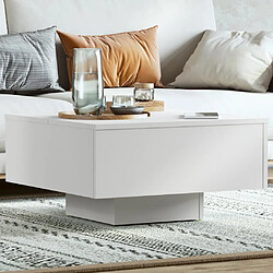 VidaXL Table Basse Blanc 60x60x31.5