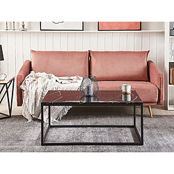 BELIANI DELANO Table basse - Effet marbre