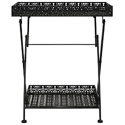 vidaXL Table à thé pliante Style vintage