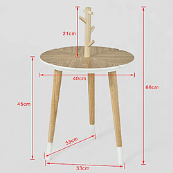 Acheter sobuy SoBuy Table café Design avec support à Tasses