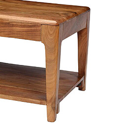 Avis vidaXL Table basse Bois massif - 88x50x38 cm