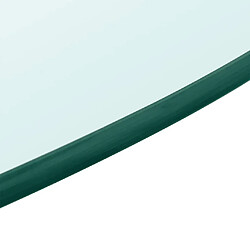 Acheter VidaXL Dessus de Table Ronde Verre Trempé 500 mm