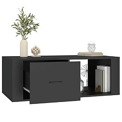 Acheter vidaXL Table basse noir bois d'ingénierie