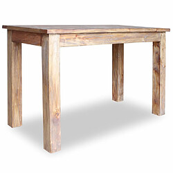 Helloshop26 Table à manger rectangulaire - Bois