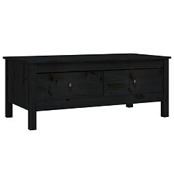 vidaXL Table Basse - Noir