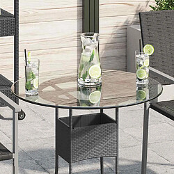 vidaxL Dessus de table en verre