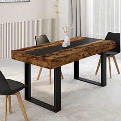 Acheter Idmarket Table Extensible PHOENIX Bois Noir