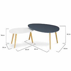 Acheter Idmarket MARKET TB GAIA x2 Blanc Gris