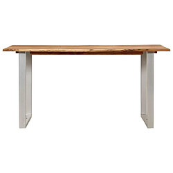 Acheter Vidaxl Table à Manger Acacia Solide