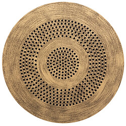 Pegane Lot de 2 tables d'appoint carrées - Cuivre